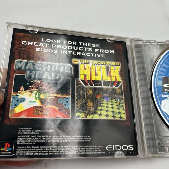 Tomb Raider - PS1, CIB, Black Label, Tested - Picture 5 of 7